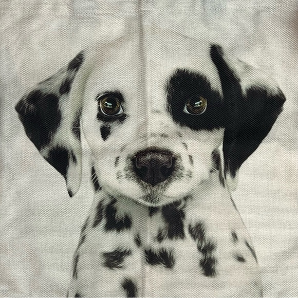 Eco-Friendly Beautiful Dalmatian Puppy Dog Folding Tote Bag - Picture 7 of 14